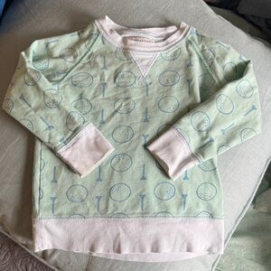 TBBC the Beaufort bonnet company  Green Golf Print Sweatshirt 18-24 mo